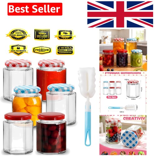 Glass jam jars with lids - glass,