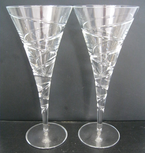 Crystal cut optical - cut, swirl