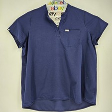 Figs Scrub Top Womens XXL Blue Kitale Maternity Healthcare Nurses Uniforms