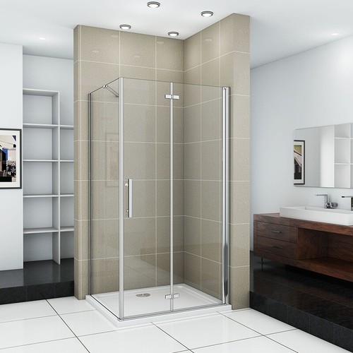 Frameless fold shower - frameless,