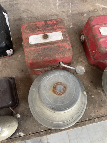 Vintage cast iron fire bell