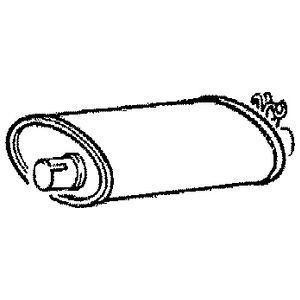 Klarius tail pipe with back - tail,