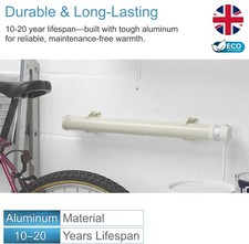 Winter Tubular Heater 1ft 2ft 3ft Tube Heater Green house Bathroom Conservatory