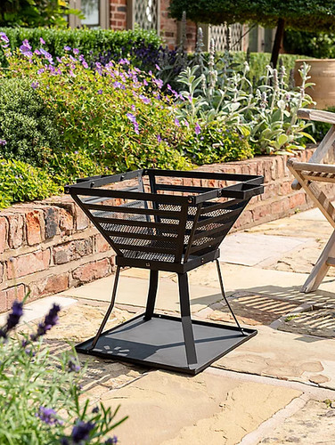 Outdoor garden log burner fire - log,