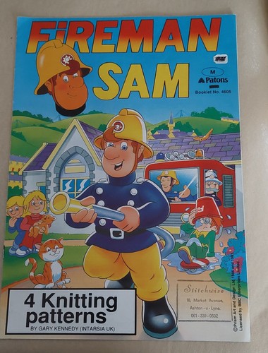 Fireman sam 4 knitting - fireman,