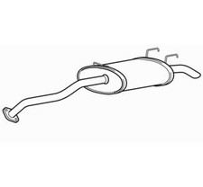 Rear Exhaust Silencer Back Box for Nissan Primera Dual Fuel 1.8 (2004-2005)