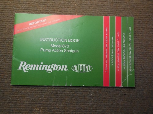 Vintage remington model 870 - model,
