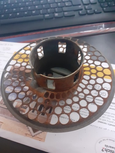 Starter pulley cup - and, screen