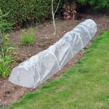 2 x POLY TUNNEL CLOCHE MINI GREENHOUSE GARDEN GROW PROTECT PLANT OUTDOOR 1.5M