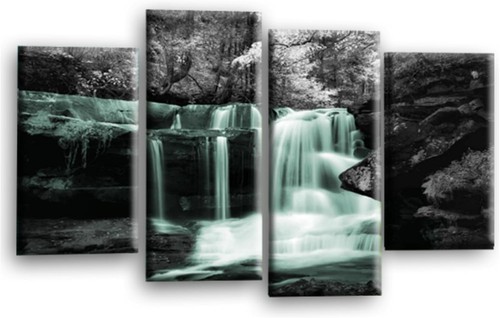 Waterfall wall art - duck, egg