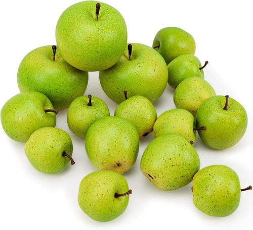 15pcs artificial apples - artificial, fake