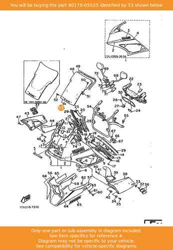 Yamaha nut 90179 05525 - yamaha, oem