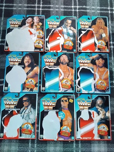 Wwf hasbro figure backing - wwf,