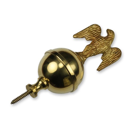 Brass finial spire eagle - brass,