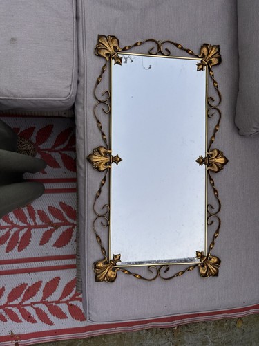 Vintage gold gilt fleur - vintage,