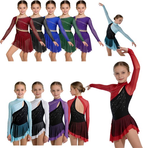 Girls sparkly figure ice - sparkly,