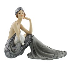 Broadway Belles 1920's Art Deco Lady Figurine Ornament Collectible 15cm Suzie 
