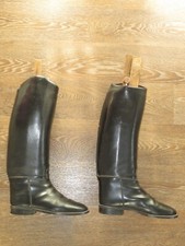Cavallo leather long riding boots - size 7.5 - with wooden boot trees