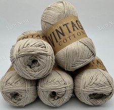 Vintage Cotton Yarn Knitting