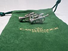Silver Music Trumpet Cufflinks Elegant Accessories Perfect for Musicians Events