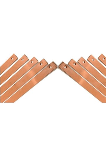 Copper slate roofing - copper, straps