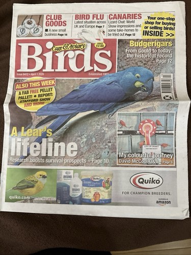 Cage and aviary magazine birds - aviary,
