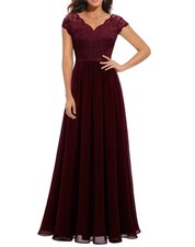 Women's Formal Lace Dress Long
