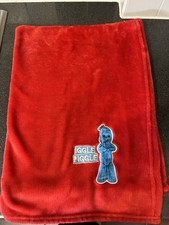 In The Night Garden Iggle Piggle Baby Childrens Kids Red Blanket Throw *VGC*