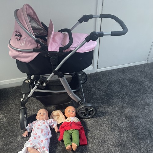 Silver cross pink dolls - silver,