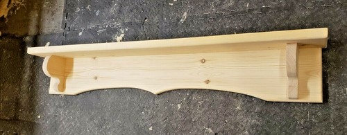 Real solid pine mantle shelf - real,