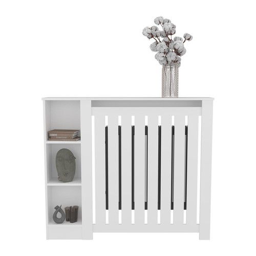 Stylish white radiator cover - radiator,