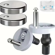 2x Toilet Seat Hinge Fixings