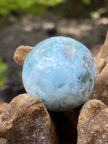 Larimar ball deep blue - larimar,