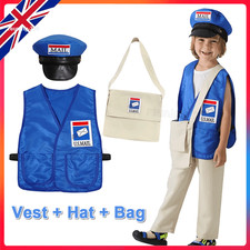 Kids Mailman Costume Mail