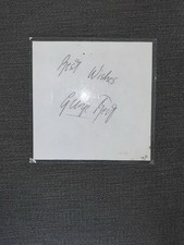 George Best Autograph. Dated