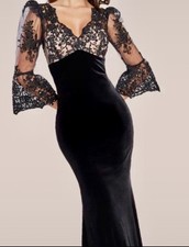 Goddiva Maxi Evening Dress