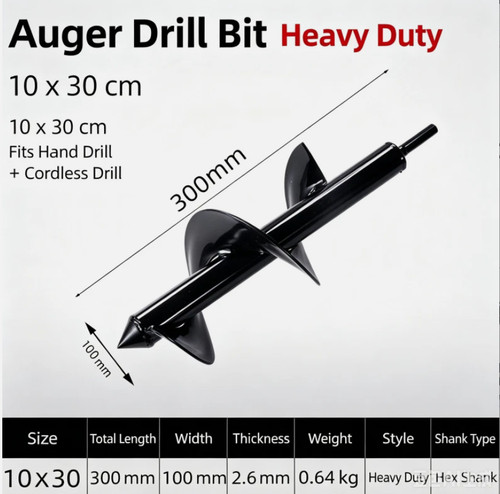 10x30cm auger bit - auger,