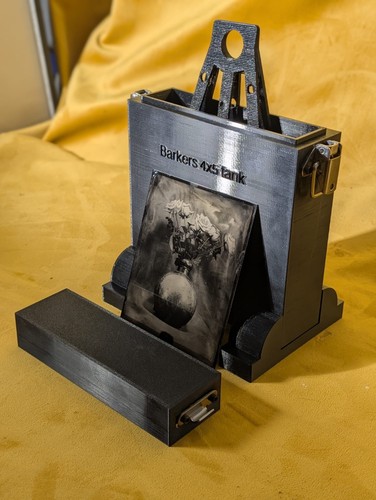 Barkers wet plate - 4x5,