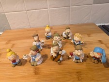 Tetley Tea Set Of 10 Figurines See Photos And Description