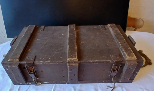 Vintage wooden ammo ammunition - ammo,