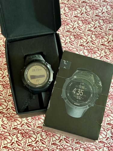 Suunto ambit3 peak black - black, hr