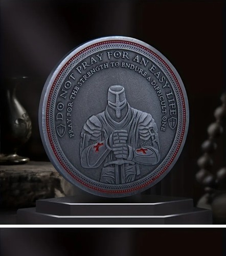Knights templar red cross coin - knights,