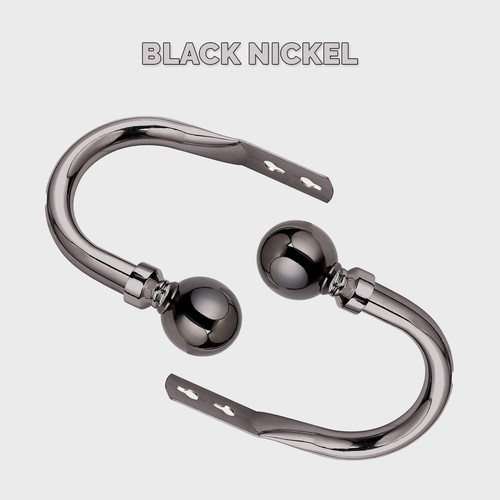 Metal curtain hold backs - 2,