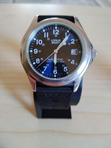 Lorus kenetic mens military - kenetic,