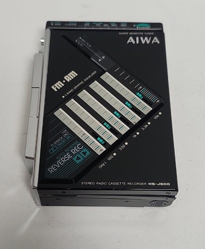Vintage black aiwa fm - vintage,