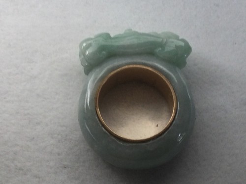 Vintage chinese jade and gold - jade,