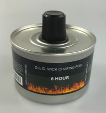 PACK of 12 x Chafing Dish Liquid Fuel Re-usable High Quality - 6 HOUR BURN