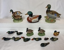 Collection Bundle 15 Interesting Duck & Geese Ornaments Various Types