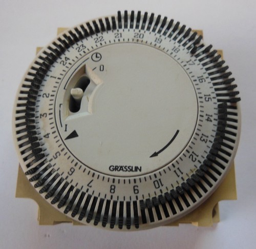 Grasslin analogue 24ghr timer - 24ghr,