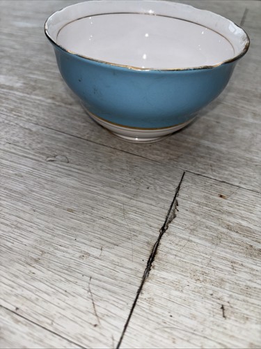 Colclough blue sugar - sugar, bowl